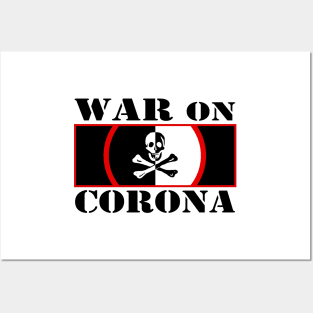 Corona Vaccine Vaccination Means War on coronavirus Posters and Art